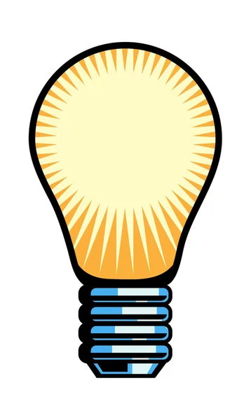 Lightbulb Vector Illustration — Stock Vector