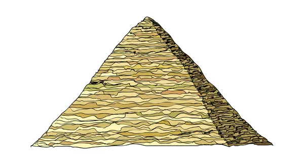 Piramide vectorillustratie — Stockvector