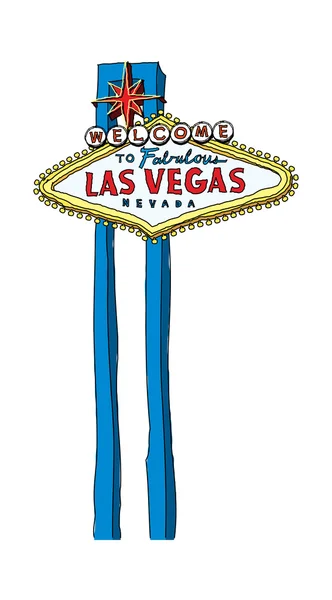 Ilustración vectorial Las Vegas — Vector de stock