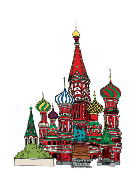 Кремлевская векторная иллюстрация
