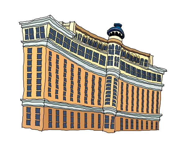 Gebäude-Vektorillustration — Stockvektor