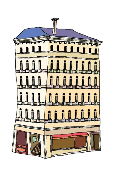 Budynek wektorowych ilustracji — Wektor stockowy