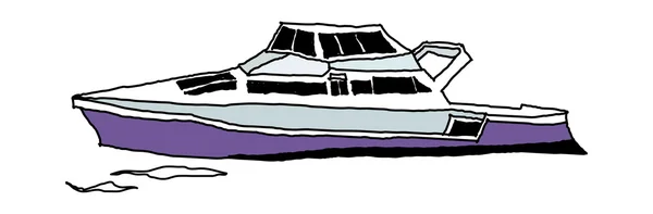 Ilustracja wektorowa statku — Wektor stockowy