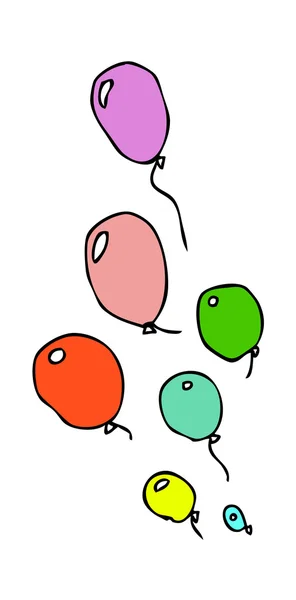 Vector ballonnen — Stockvector