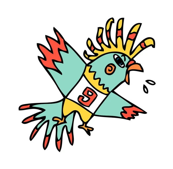 Oiseau vecteur — Image vectorielle