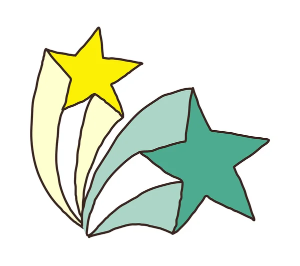 Estrellas vectoriales — Vector de stock