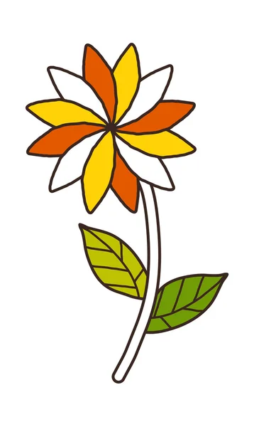 Квітка Векторні ілюстрації — стоковий вектор