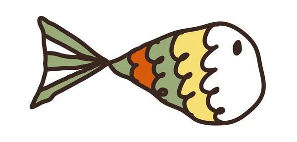 Illustration vectorielle du poisson — Image vectorielle