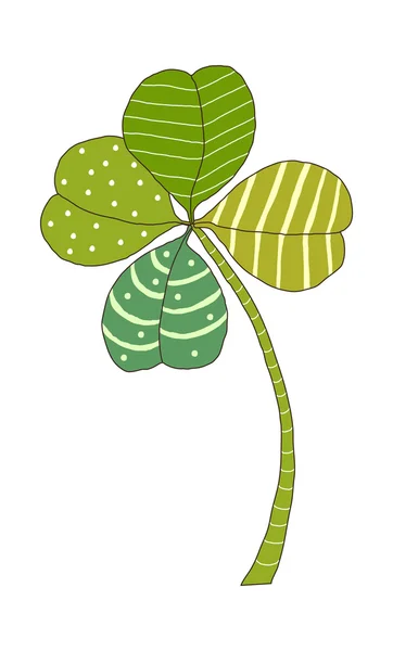 Lucky clover Vector Illustration — Stock Vector