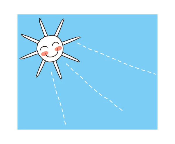 Ilustración del Vector del Sol — Archivo Imágenes Vectoriales