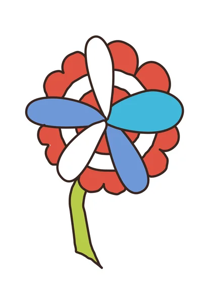 Virág vektoros illusztráció — Stock Vector