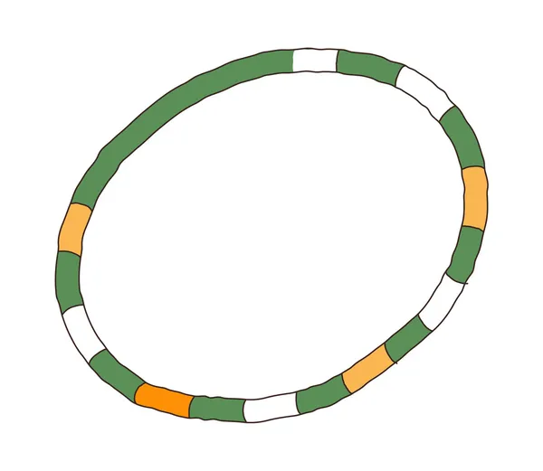 Hula-Hoop-Vektor-Illustration — Stockvektor