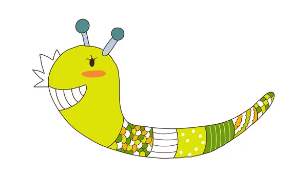 Caterpillar Vector Illustration — Stock Vector