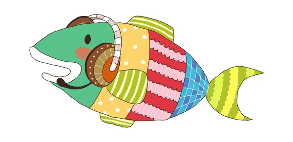 ベクトルの魚 — ストックベクタ