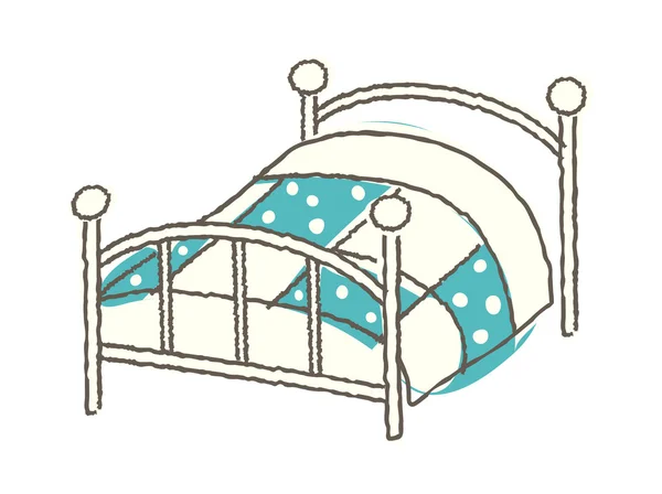Вектор ліжко — стоковий вектор