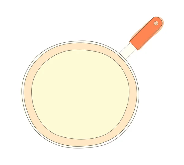 Vector frying pan — Stock Vector