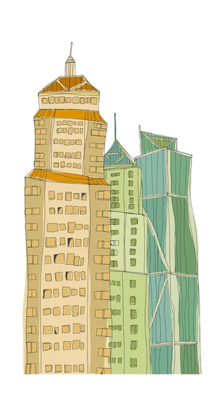 Edificio vectorial — Archivo Imágenes Vectoriales