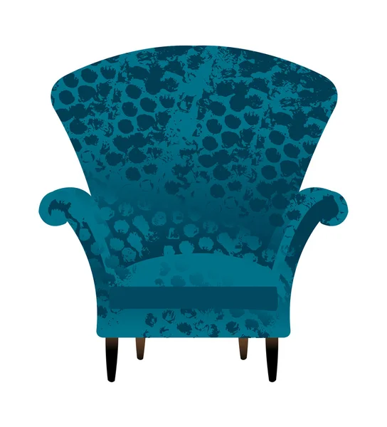 ベクトルの肘掛け椅子 — ストックベクタ