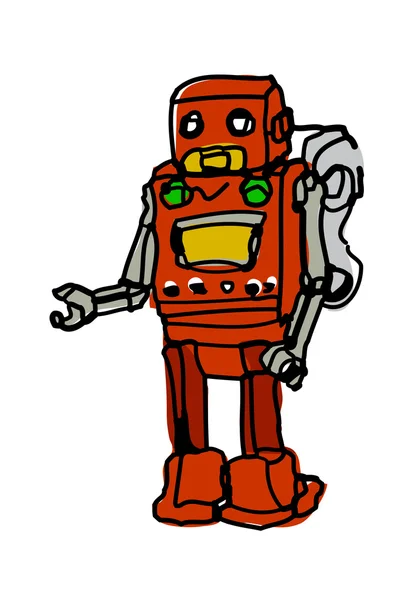 Vector Robot — Stock Vector