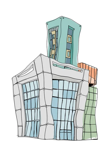 Edificio vectorial . — Vector de stock