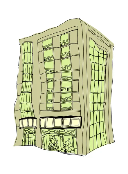 Edificio vectorial . — Vector de stock