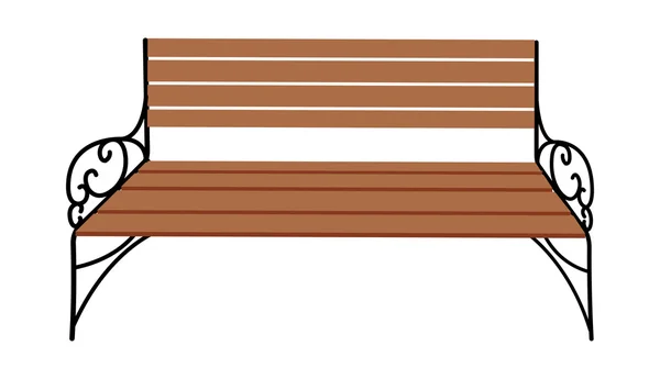 Векторная скамейка — стоковый вектор