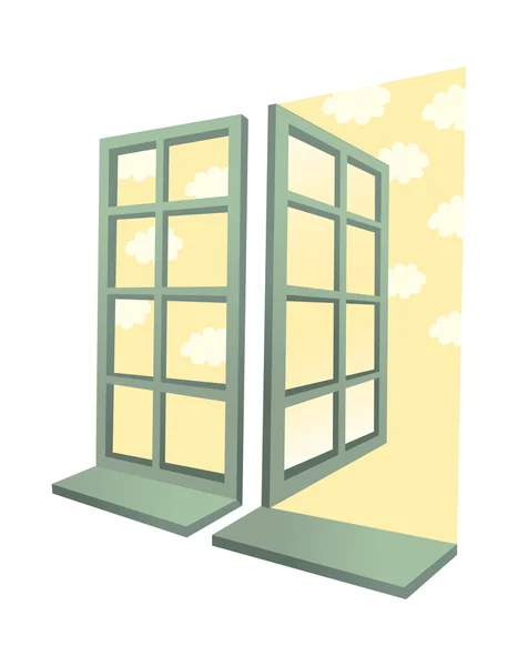 Vektorfenster — Stockvektor