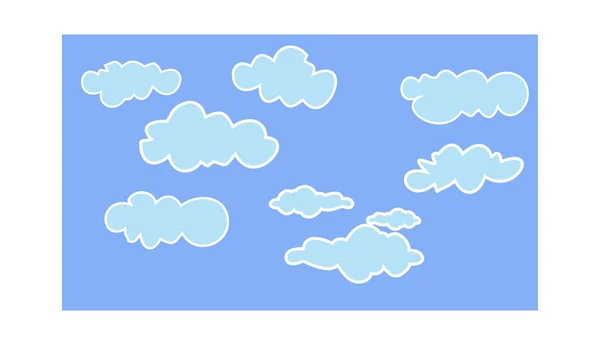 Cielo vectorial . — Vector de stock