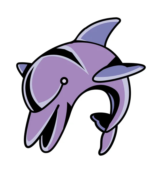 Vector dolfijn. — Stockvector