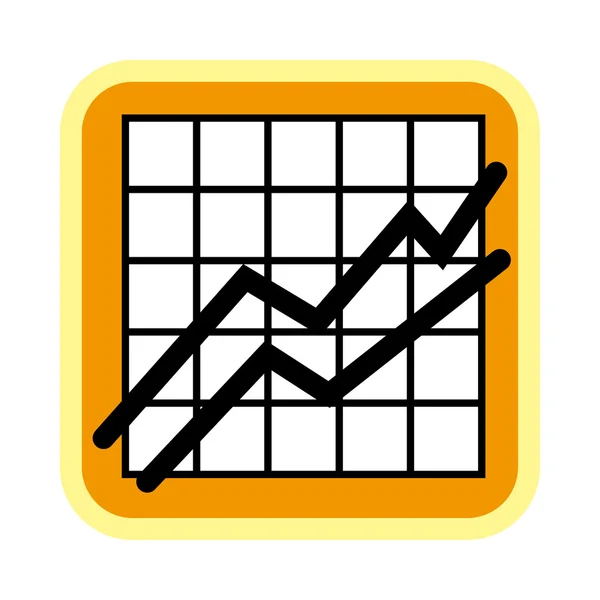 Gráfico empresarial . — Vetor de Stock