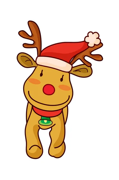 Christmas reindeer. — Stock Vector