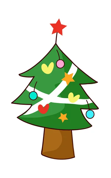 Christmas tree. — Stock Vector