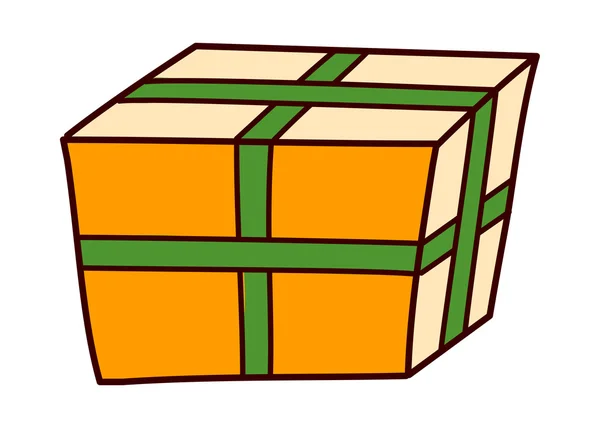 Dárková krabička. — Stockový vektor