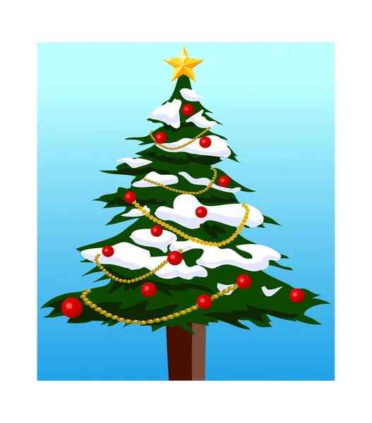 Christmas tree. — Stock Vector