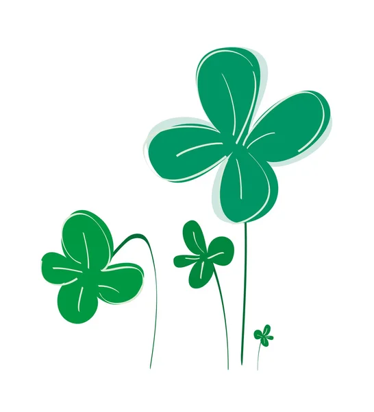 Vector clover. — Stock Vector