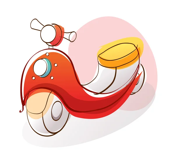 Cartoon motorbike. — Stock Vector