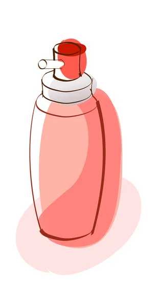 Botella de dibujos animados . — Vector de stock