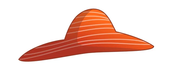Vector oranje hoed — Stockvector