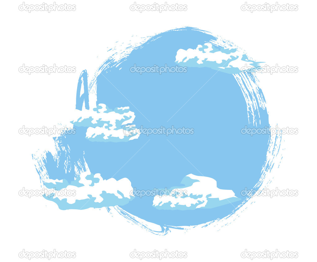 Sky cloud Vector Illustration