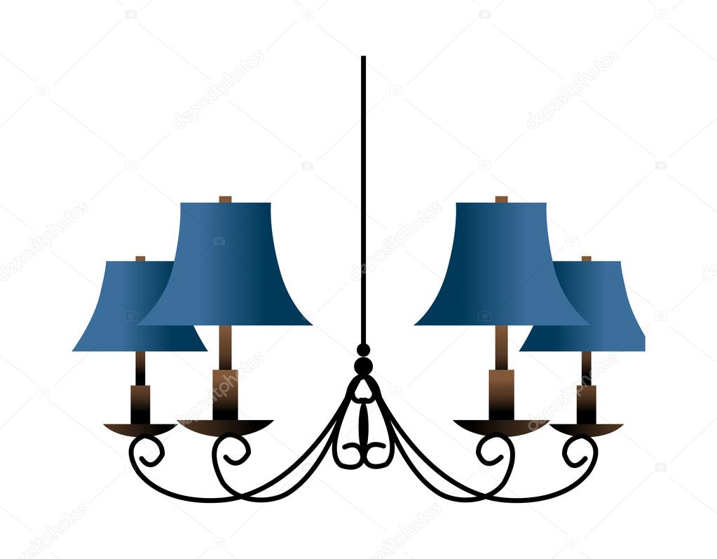 Vector Chandelier — Stock Vector © zzve 13467384