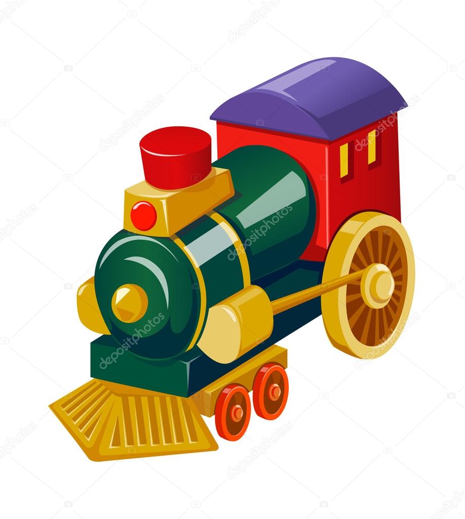 Toy train. Stock Vector by ©zzve 13468424