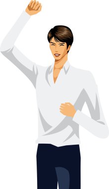 genç adam tezahürat