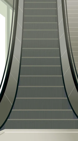 Escalera mecánica — Vector de stock