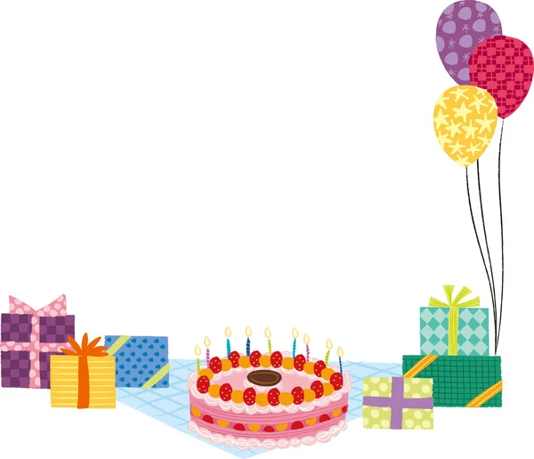 Cumpleaños — Vector de stock