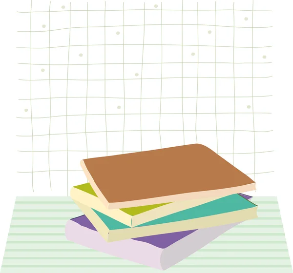 Pile de livres — Image vectorielle