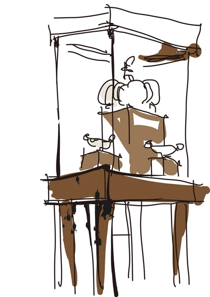 un inodoro de dibujos animados — Vector de stock © gcpics #19705103