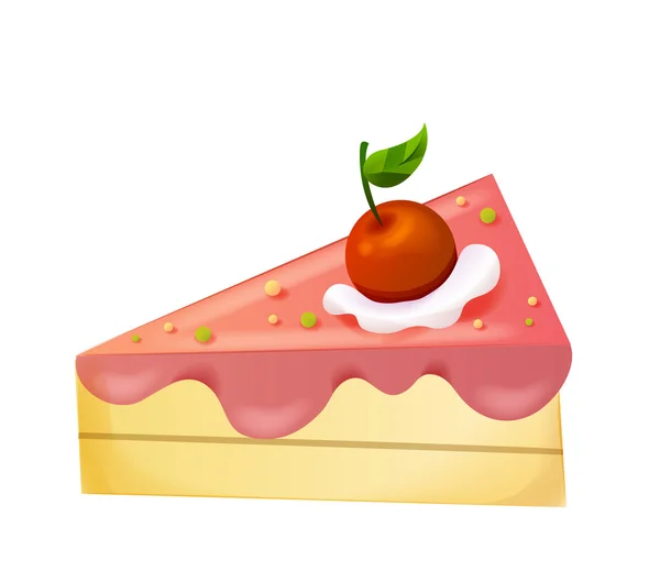 Sladký dort — Stockový vektor