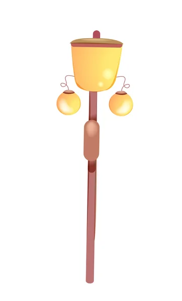 Gloeiende lamp — Stockvector