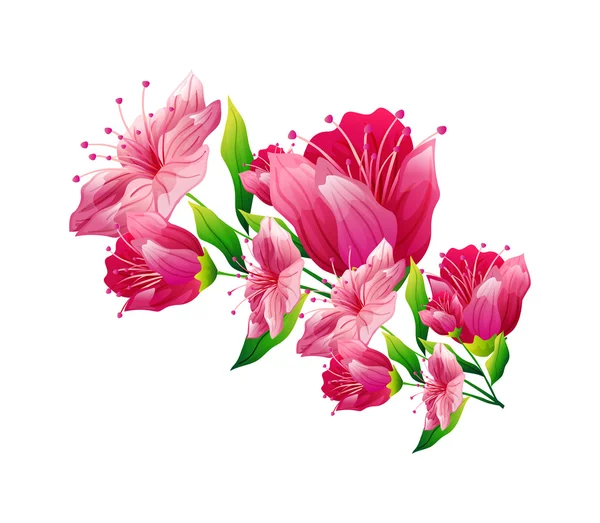 Bloemen achtergrond — Stockvector