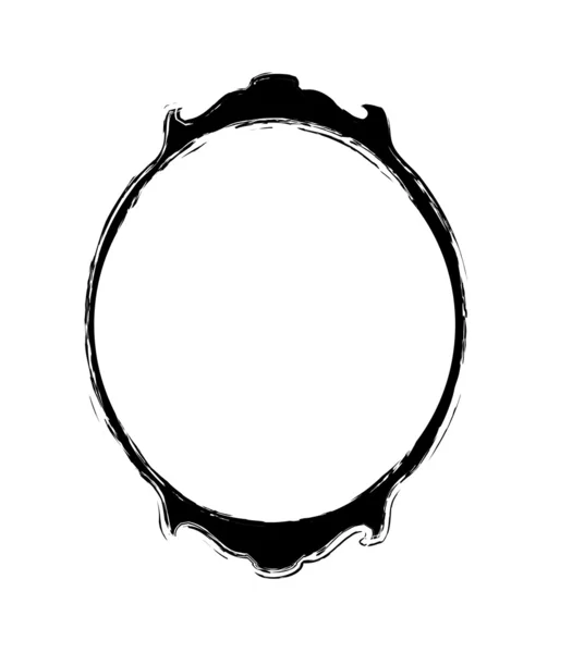 Miroir noir — Image vectorielle
